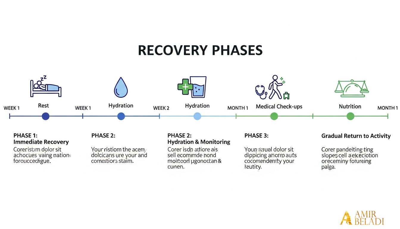 Stem Cell Recovery Timeline Infographic
